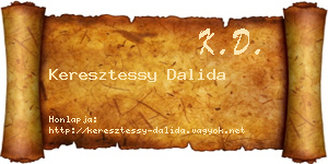Keresztessy Dalida névjegykártya